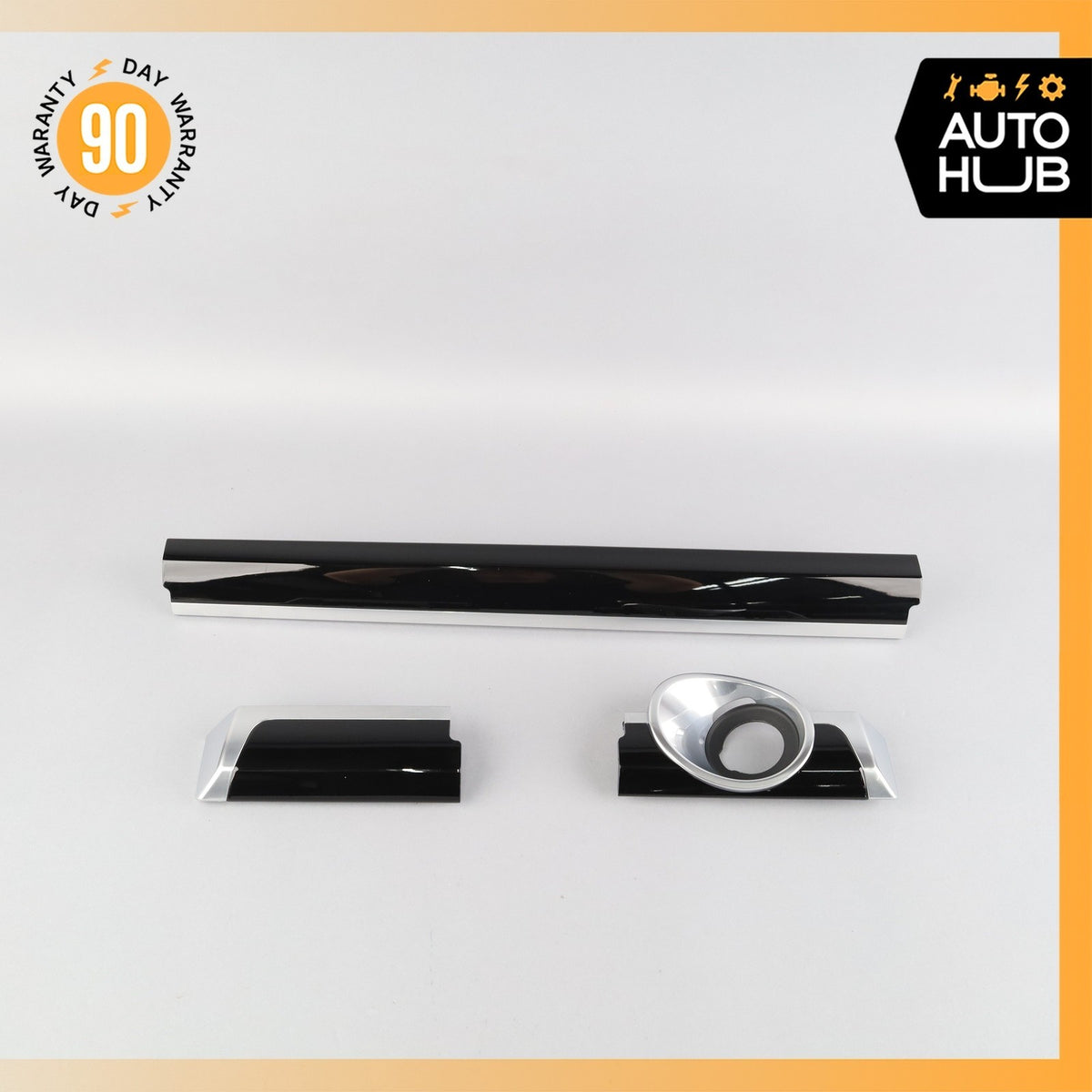 11-18 Porsche Cayenne 958 Dashboard Cover Panel Trim Molding Set Piano Wood OEM - photo 1