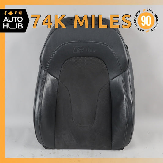 11-15 Audi 8J TT Front Left Side Top Upper Seat Cushion Suede Gray OEM 74k - photo 1