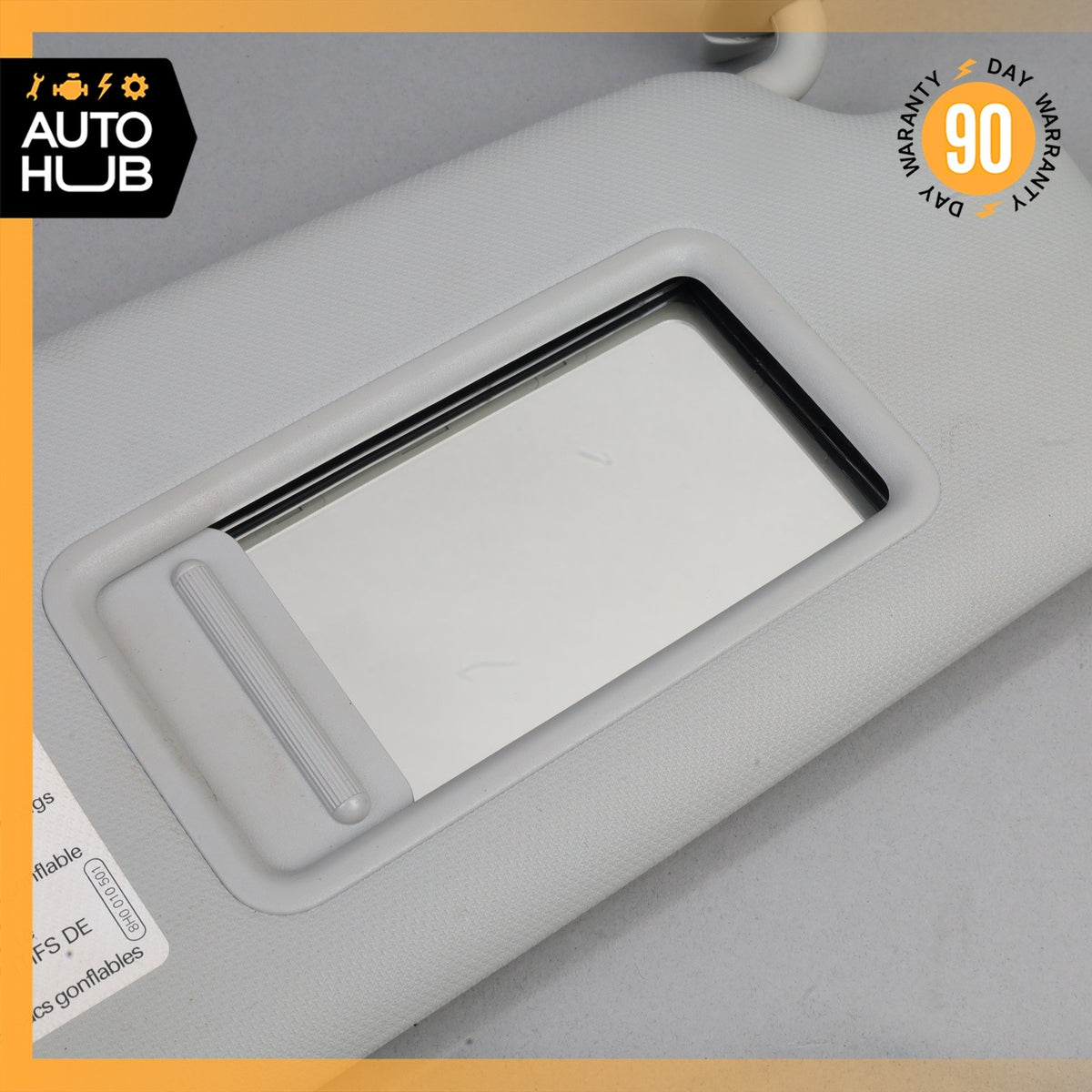 09-17 Audi 8R Q5 SQ5 Right Side Sunvisor Sun Visor Gray OEM - photo 7