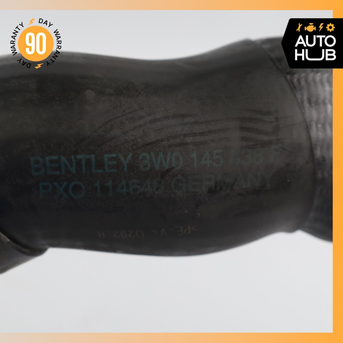 03-12 Bentley Continental Flying Spur 6.0L Left Side Intercooler Hose Pipe 58k - photo 7