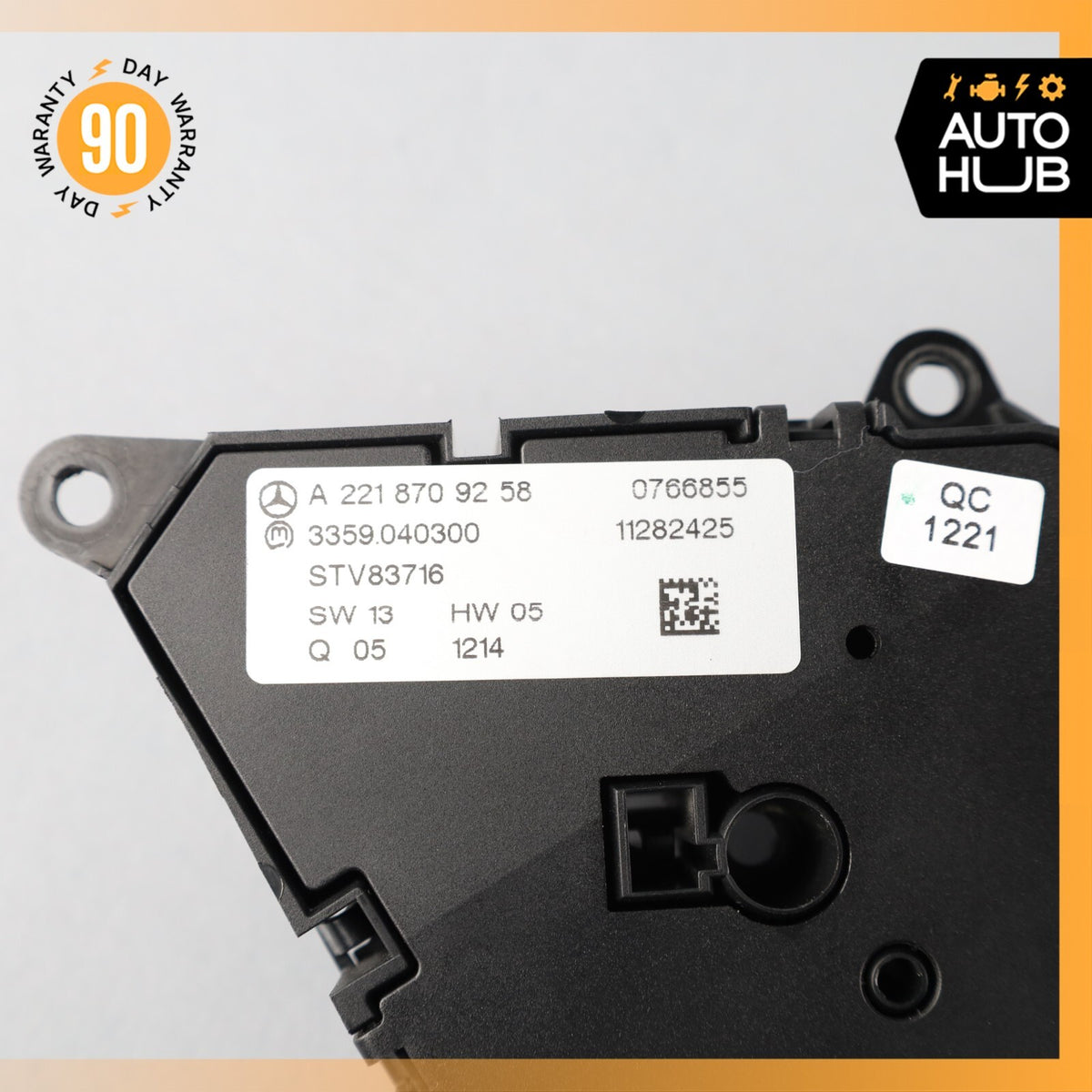 07-14 Mercedes W221 S63 CL550 Front Left Driver Seat Control Memory Switch OEM - photo 15