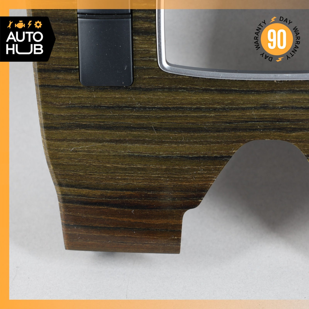 Mercedes W218 CLS550 Center Console Switch Trim Bezel Cover Wood OEM - photo 3