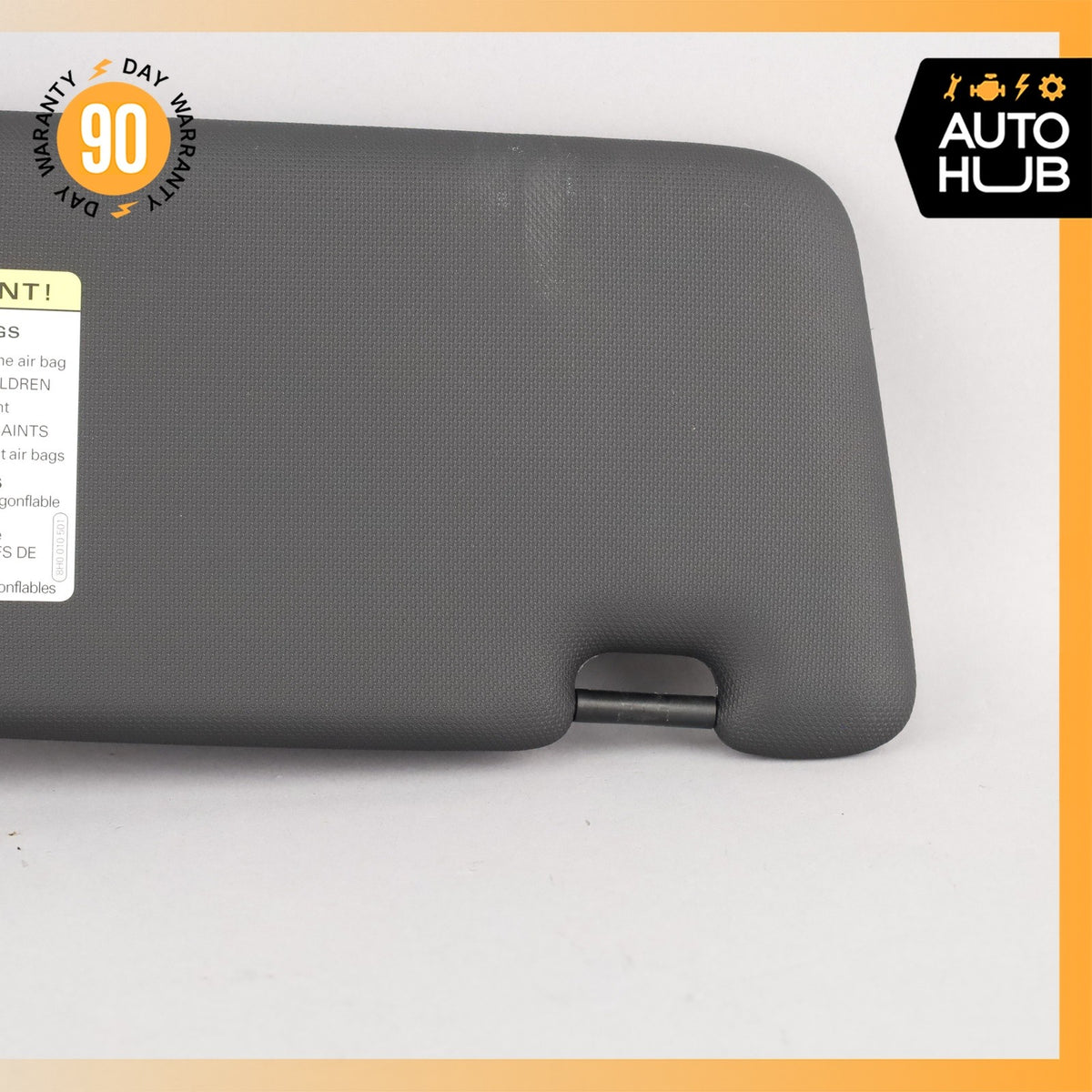 13-17 Audi 8R Q5 Left Driver Sunvisor Sun Visor Black OEM 74k - photo 5
