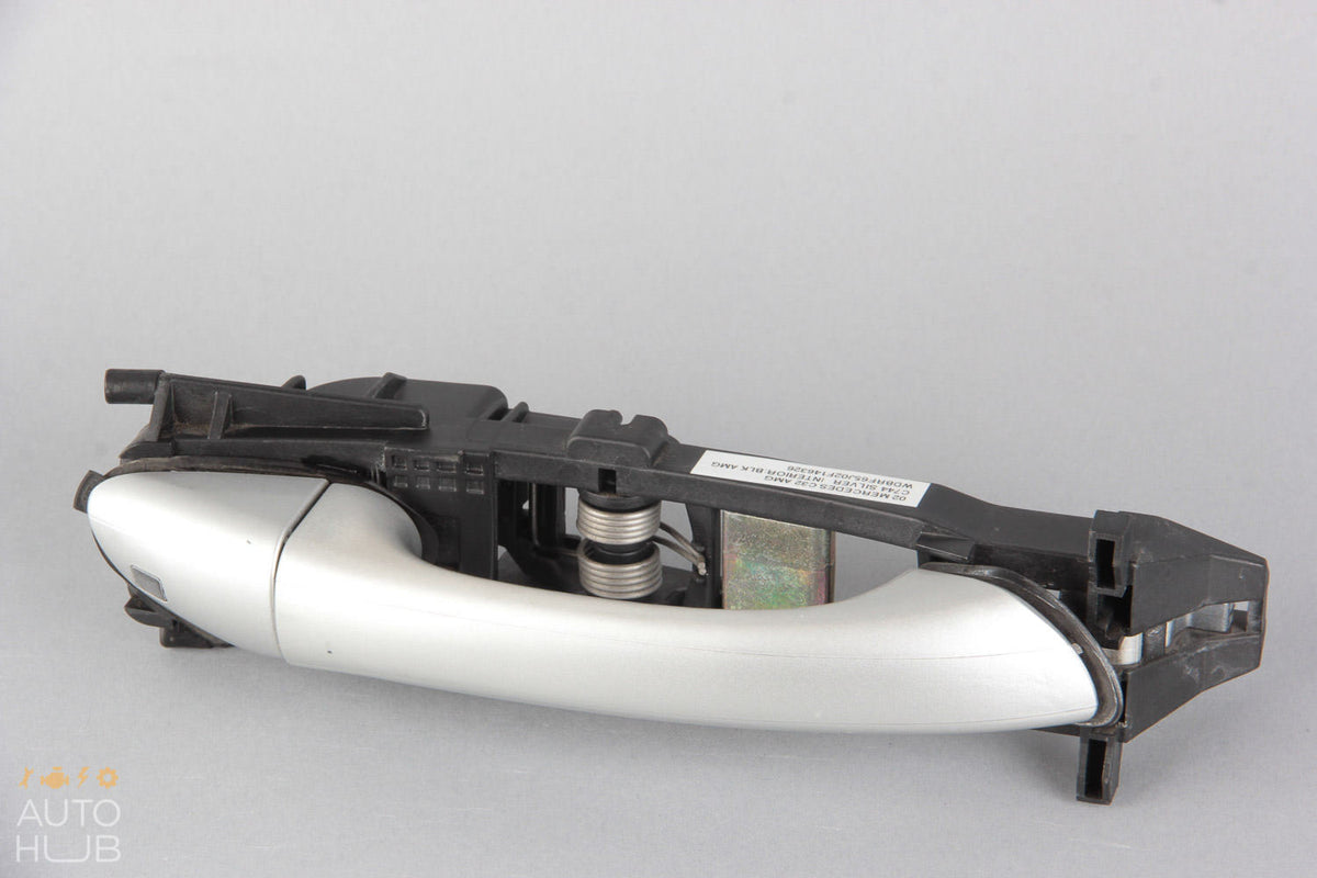 01-04 Mercedes W203 C230 C320 C350 Front Right Exterior Door Handle Silver OEM - photo 2