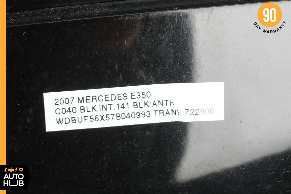 07-09 Mercedes W211 E550 E350 Side Rear View Door Mirror Left Driver Black OEM - photo 11