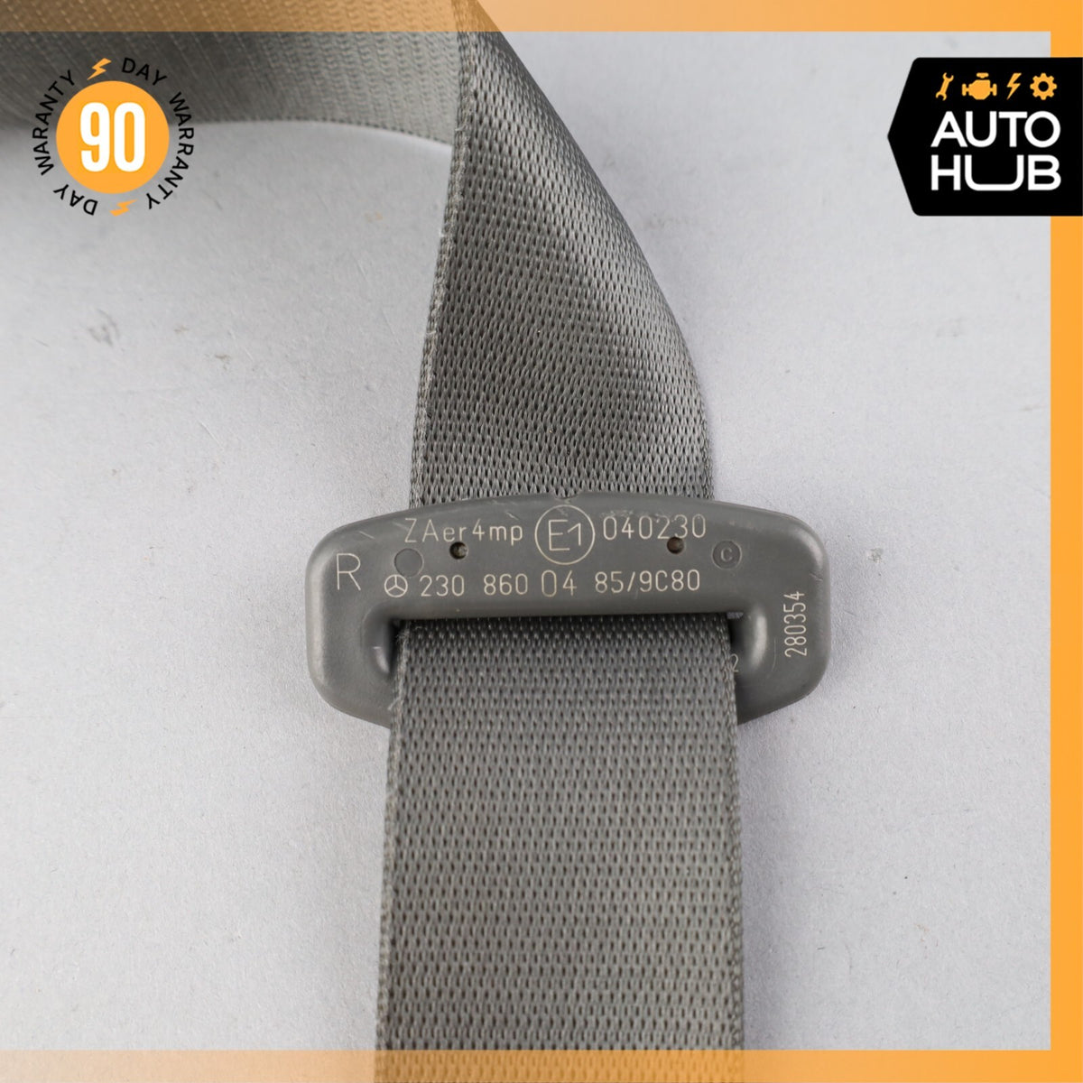 03-06 Mercedes R230 SL500 SL55 AMG Right Side Seatbelt Seat Belt Retractor OEM - photo 14