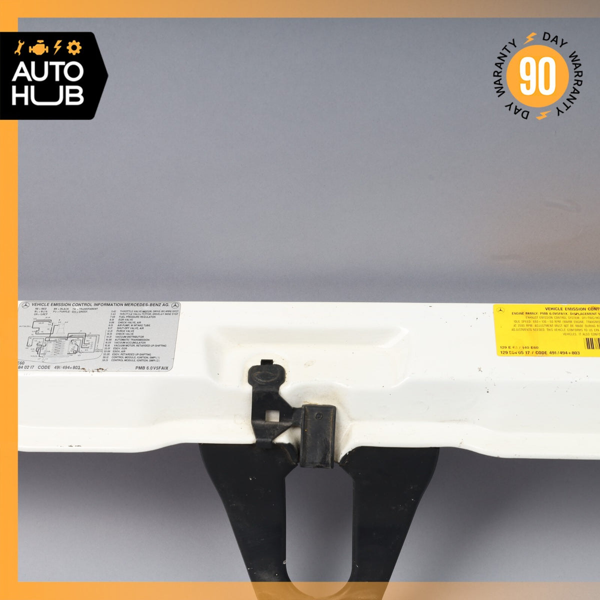 90-02 Mercedes R129 600SL SL500 500SL 300SL Upper Radiator Support Tie Bar OEM - photo 3