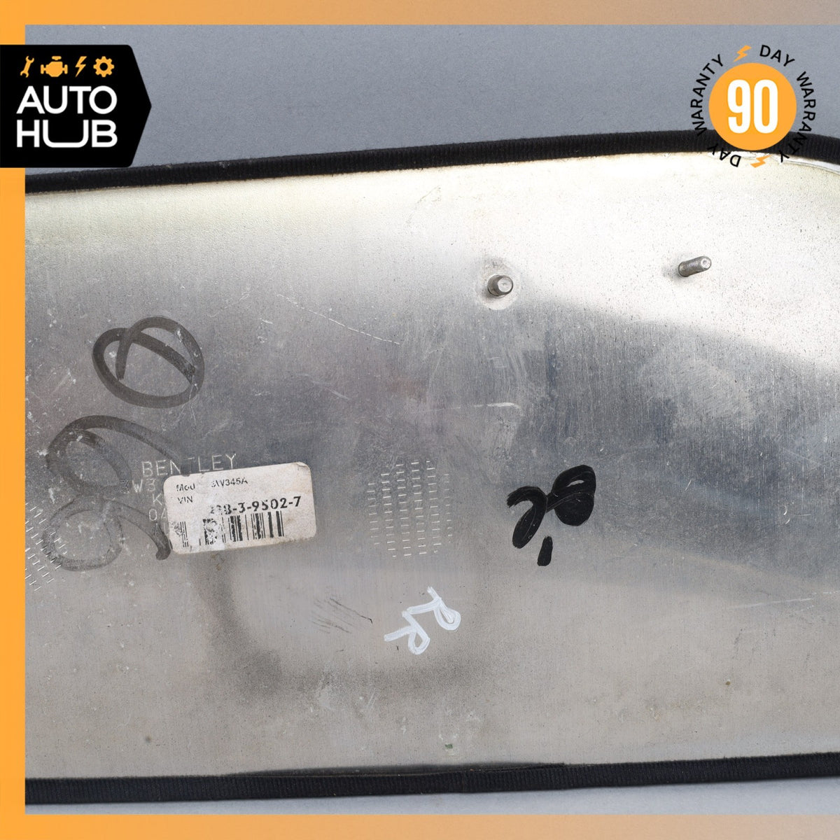 03-10 Bentley Continental GT Rear Right Side Door Panel Trim Panel Wood OEM 31k - photo 8