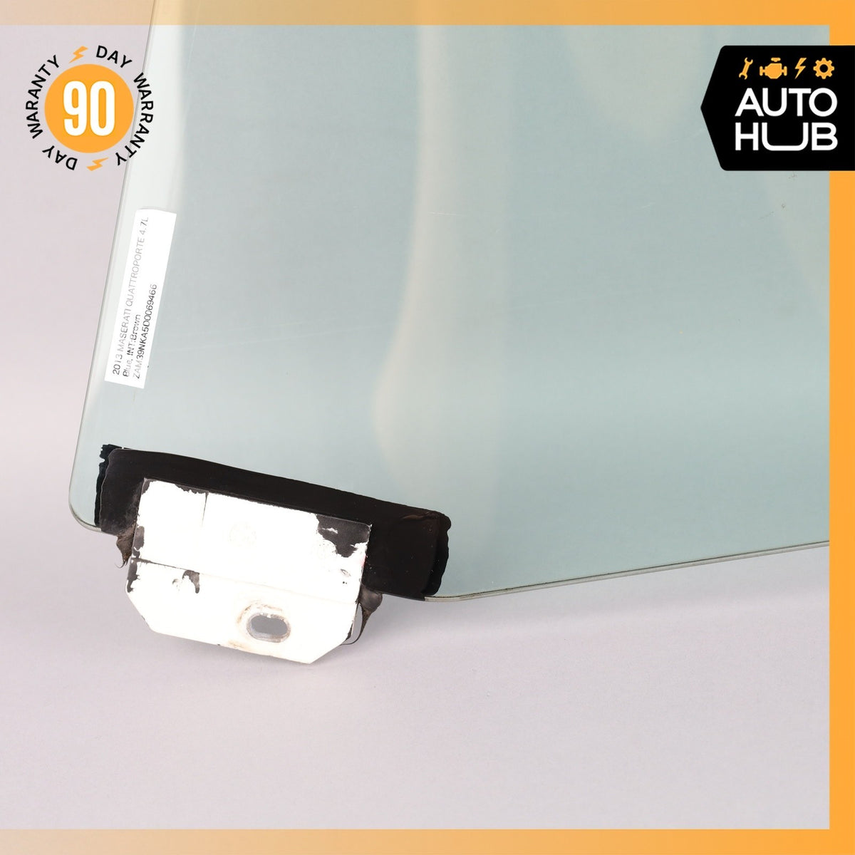 03-13 Maserati Quattroporte M139 Front Right Side Door Window Glass OEM 51k - photo 17