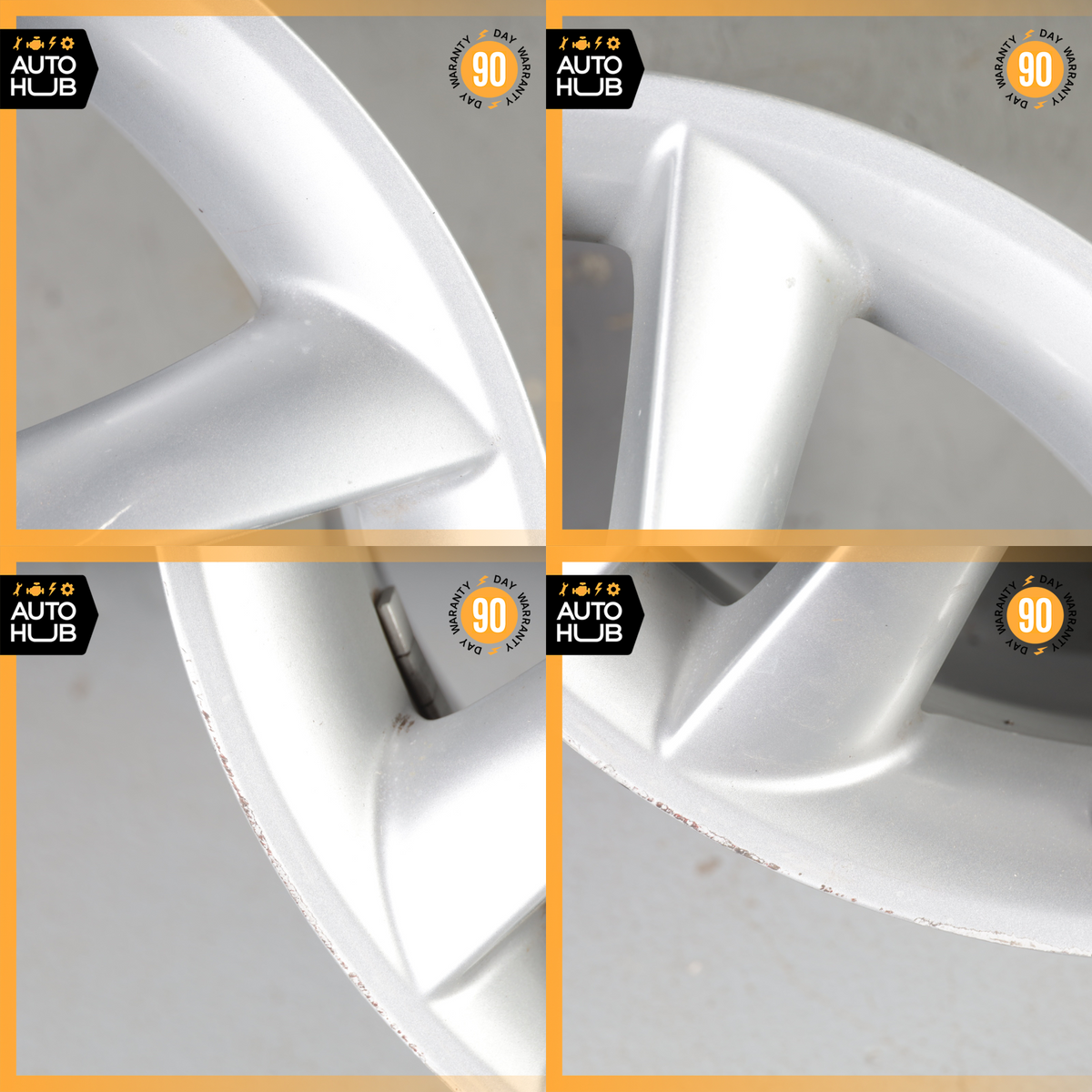 Mercedes W209 CLK350 SLK350 7.5 x 17 17" Front Wheel Rim Silver 2094014102 OEM - photo 20