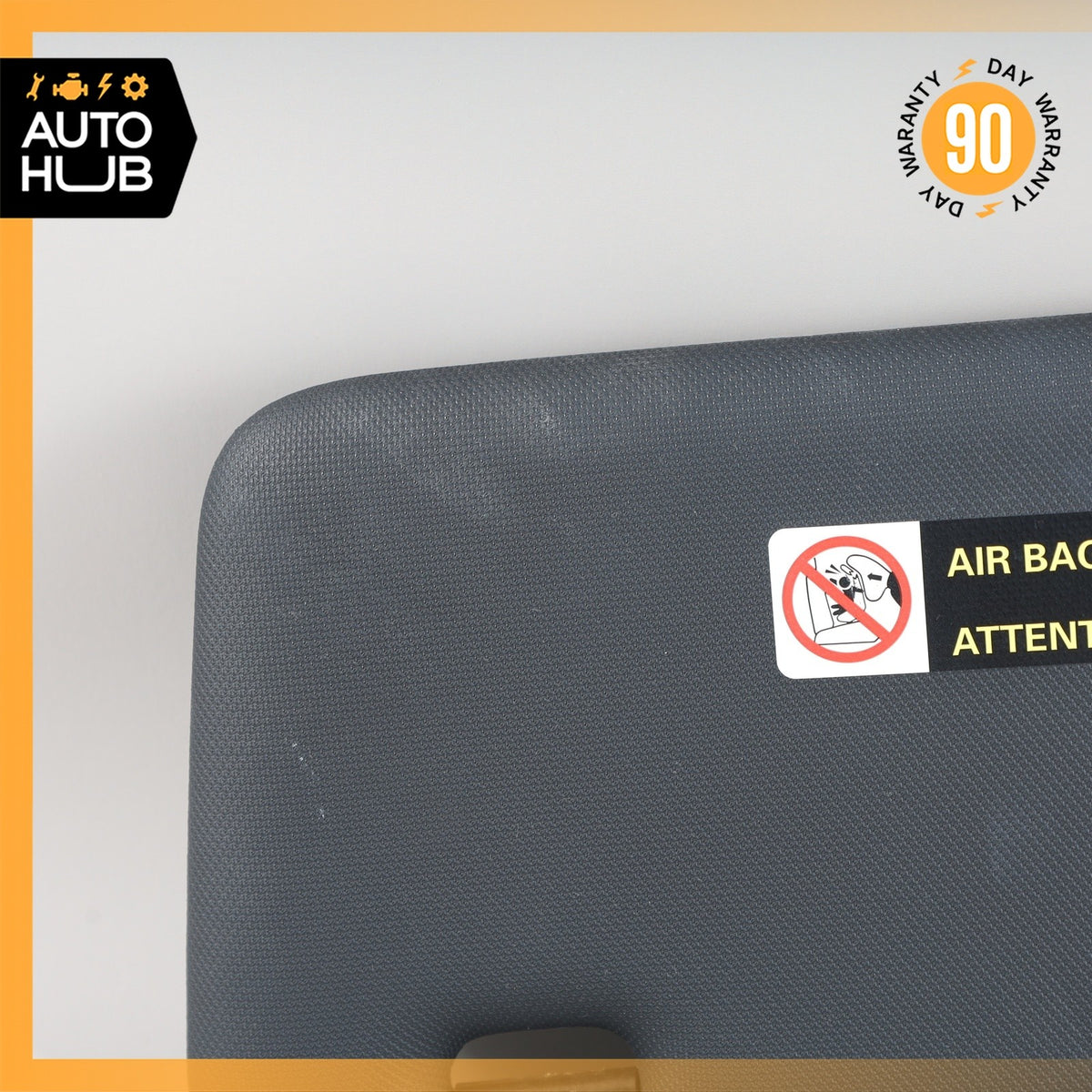 16-18 Audi 8V A3 E-Tron Right Side Sunvisor Sun Visor Black OEM - photo 11