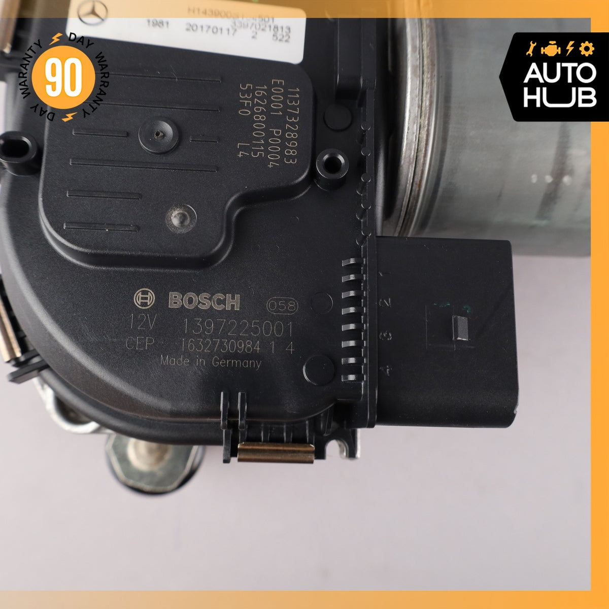 17-20 Mercedes W213 E43 AMG E300 E350 Windshield Wiper Motor OEM 77k - photo 11