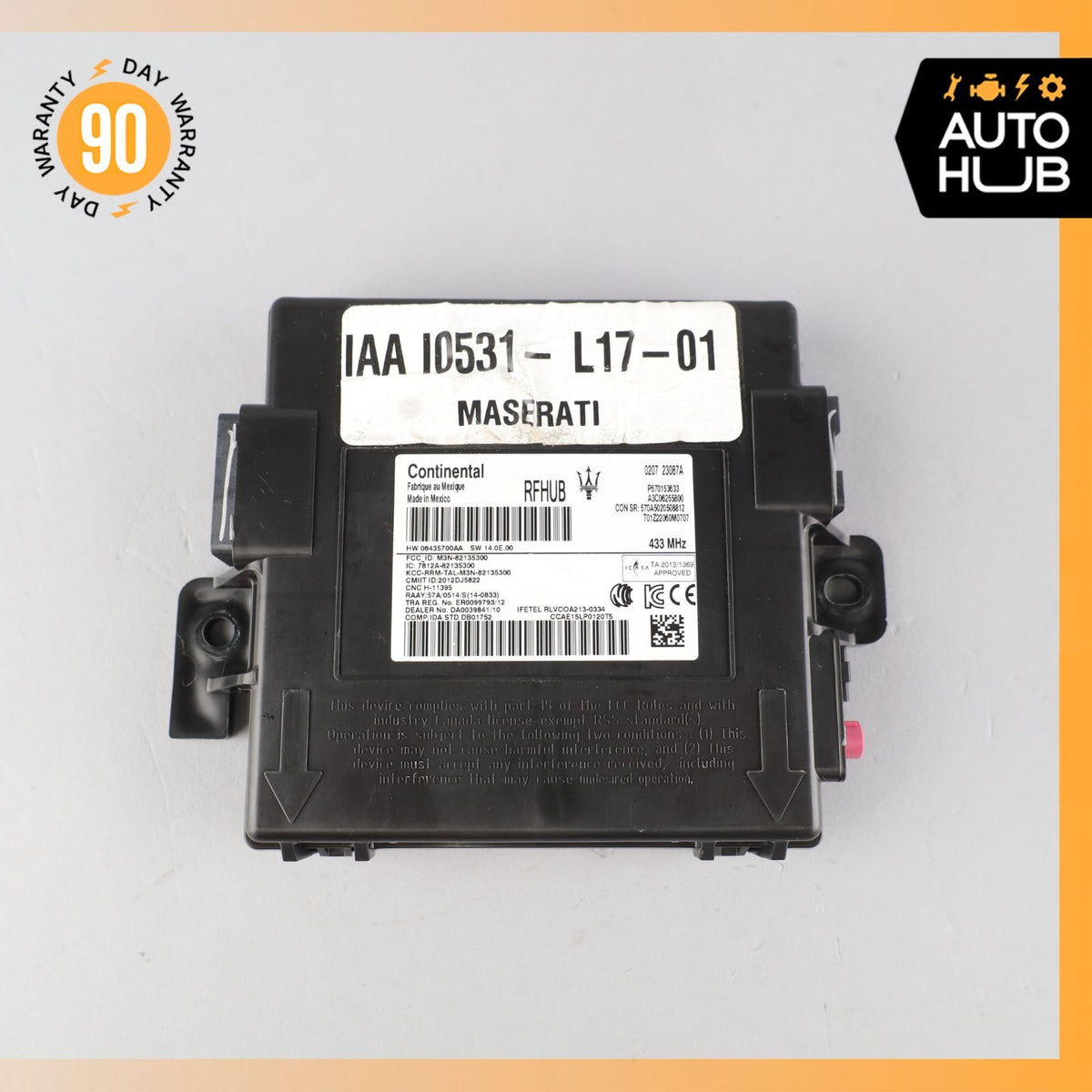 Maserati Levante M161 Keyless Go Entry Control Module 670153633 OEM 35k - photo 6