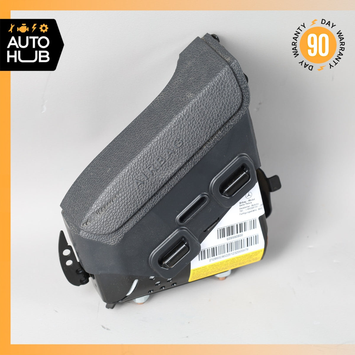 10-18 Mercedes W212 E350 E400 Seat Airbag Air Bag SRS Right Side Lower Black OEM - photo 1