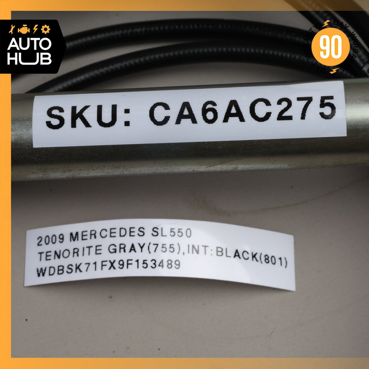 Mercedes R230 SL550 SL55 AMG Convertible Top Left Side Load Assist Cylinder OEM - photo 7