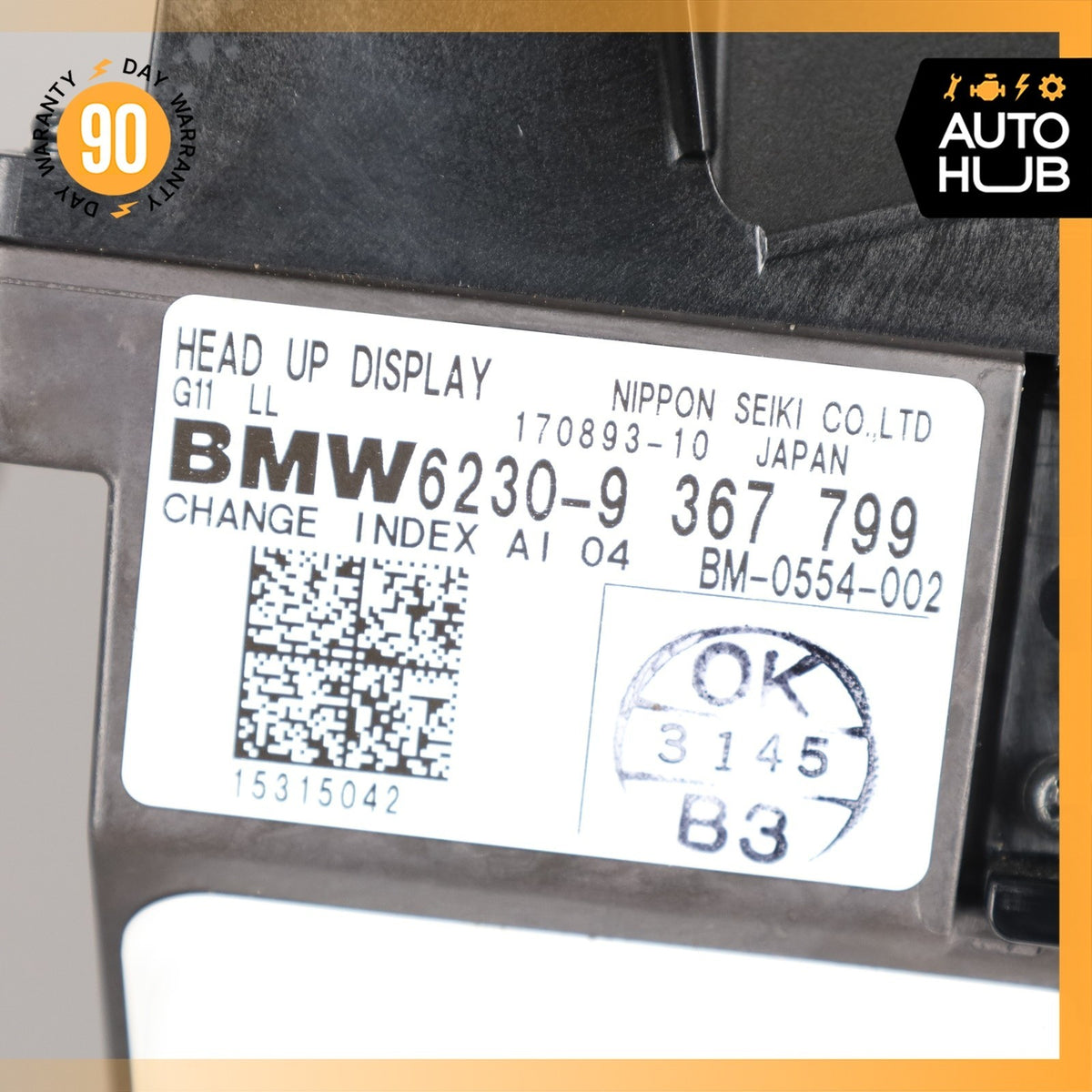 BMW G12 750Li Heads Up Windscreen Display Projector Unit 9367799 OEM - photo 10