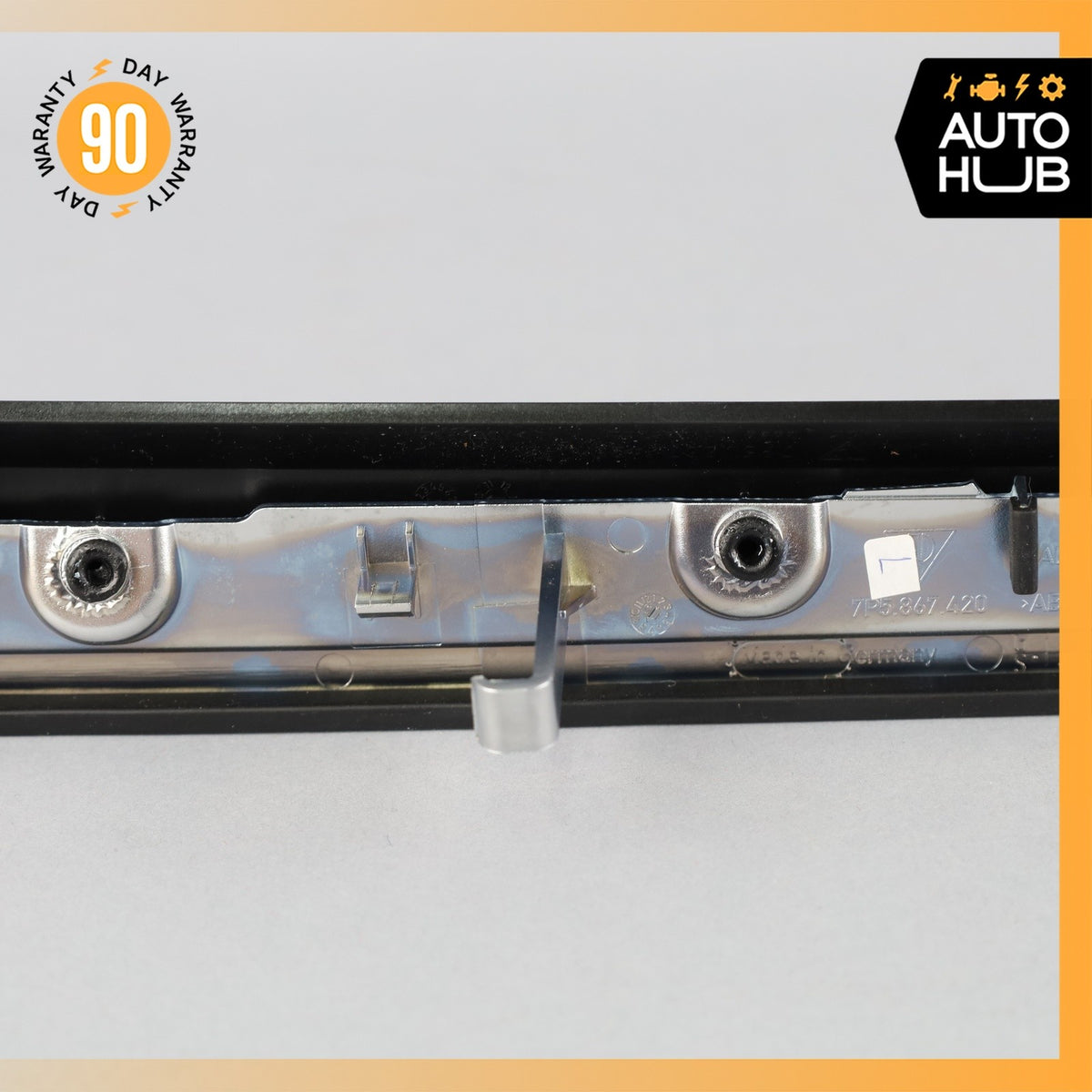 Porsche Cayenne 958 Rear Right Door Panel Molding Trim Piano Wood 7P5867420F OEM - photo 10