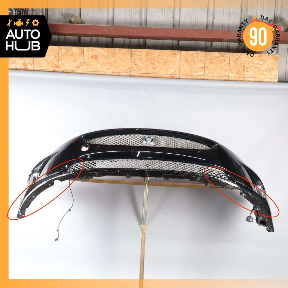 10-11 Jaguar X150 XK XKR Front Bumper Cover Assembly Black OEM - photo 20