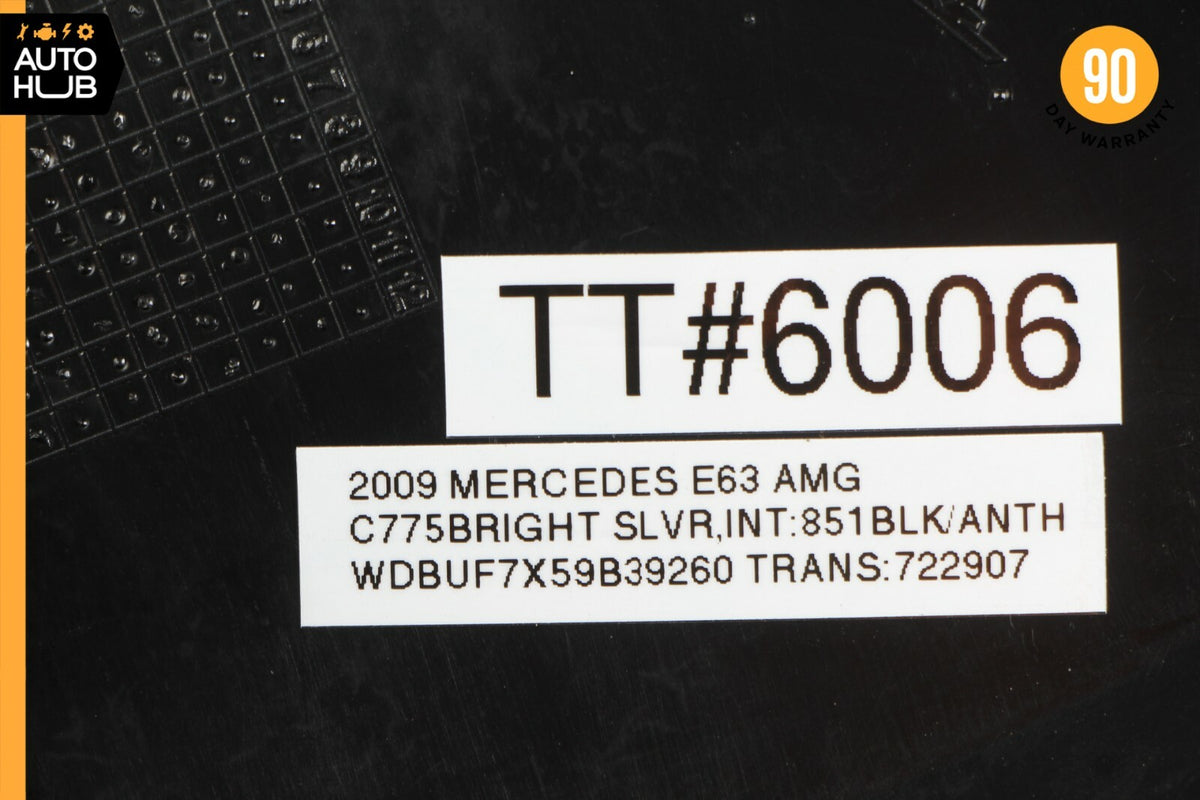 07-09 Mercedes W211 E63 AMG E350 E320 Left Dashboard Trim Cover Panel Black OEM - photo 12