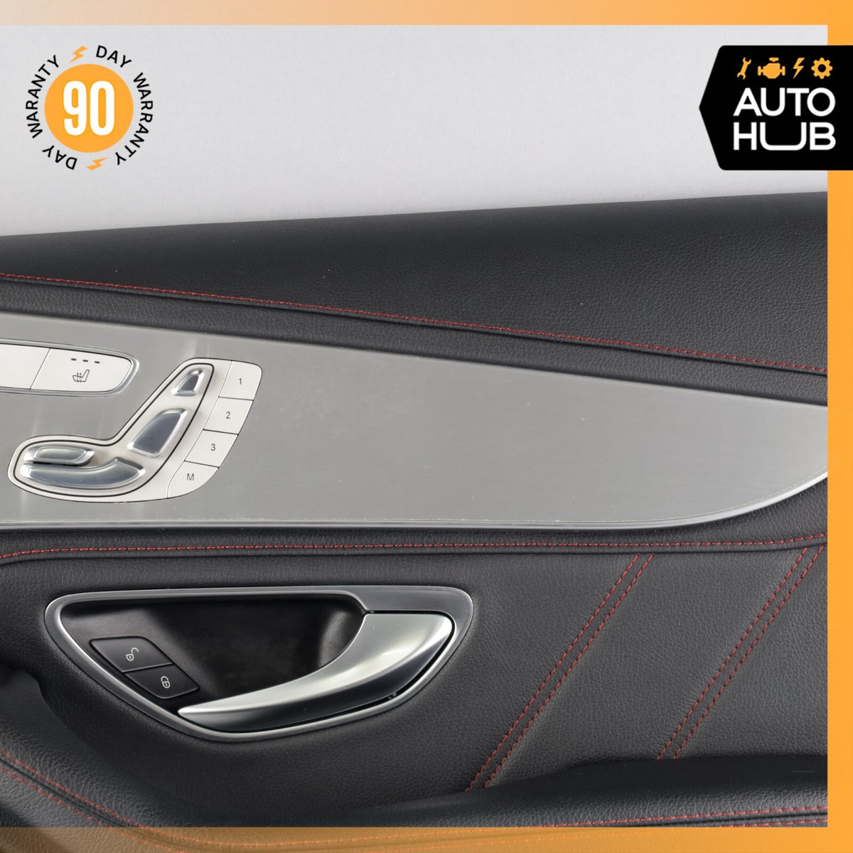 15-21 Mercedes W205 C43 AMG C350e Front Right Side Interior Door Panel OEM - photo 3