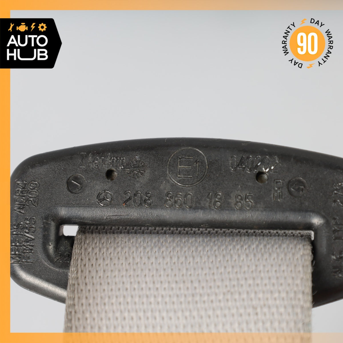 98-03 Mercedes W208 CLK430 CLK55 Front Right Passenger Seatbelt Seat Belt OEM - photo 12