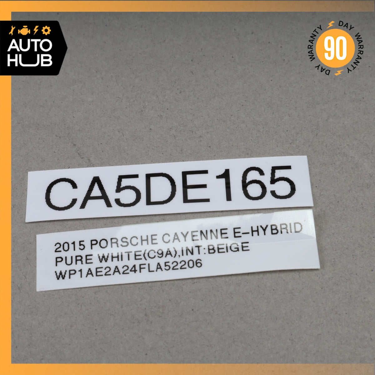 15-18 Porsche Cayenne 958 Trunk Tailgate Release Open Handle w/ Camera OEM 97k - photo 9