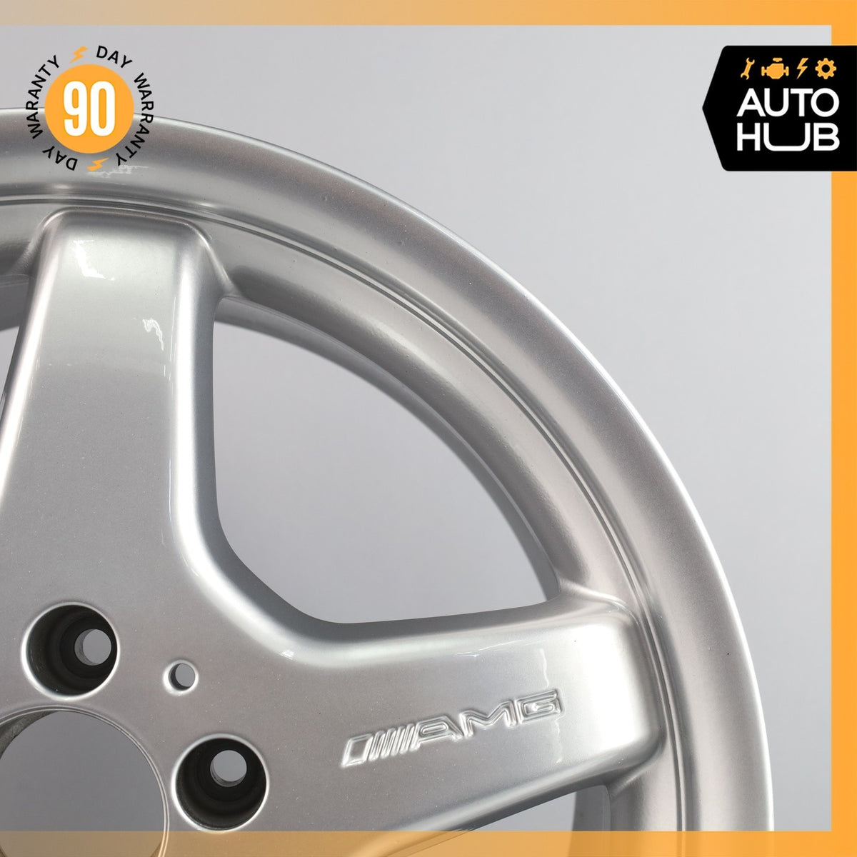 Mercedes R170 SLK230 C280 8.5 x 17 17" Rear Wheel Rim Silver 1704011402 OEM - photo 4