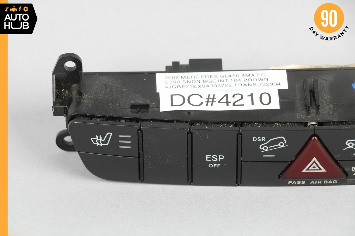 06-12 Mercedes X164 GL450 ML450 Hazard Control Switch Panel 1648709210 OEM - photo 2