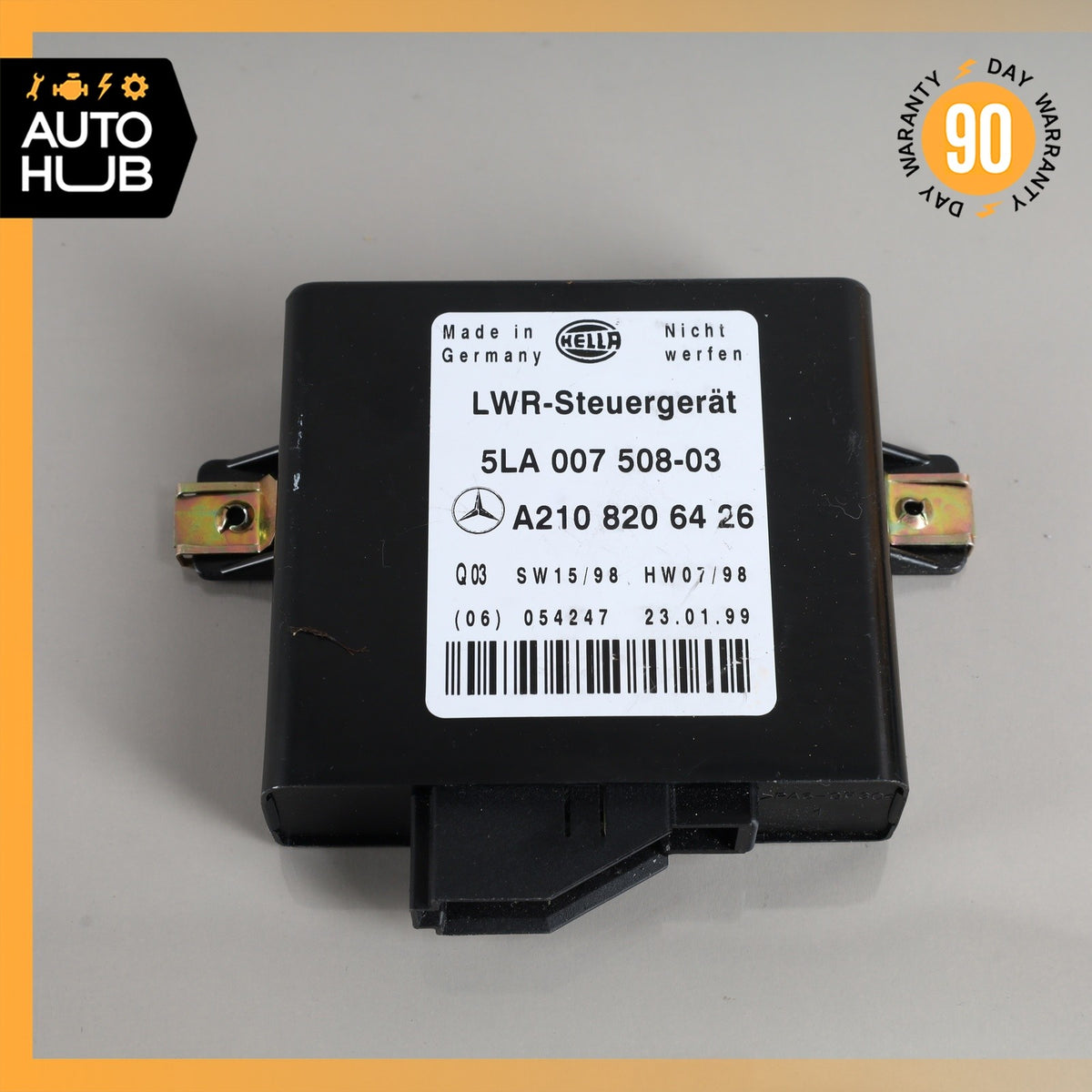 98-03 Mercedes W208 CLK320 CLK430 E320 Headlight Lamp Range Control Module OEM - photo 3