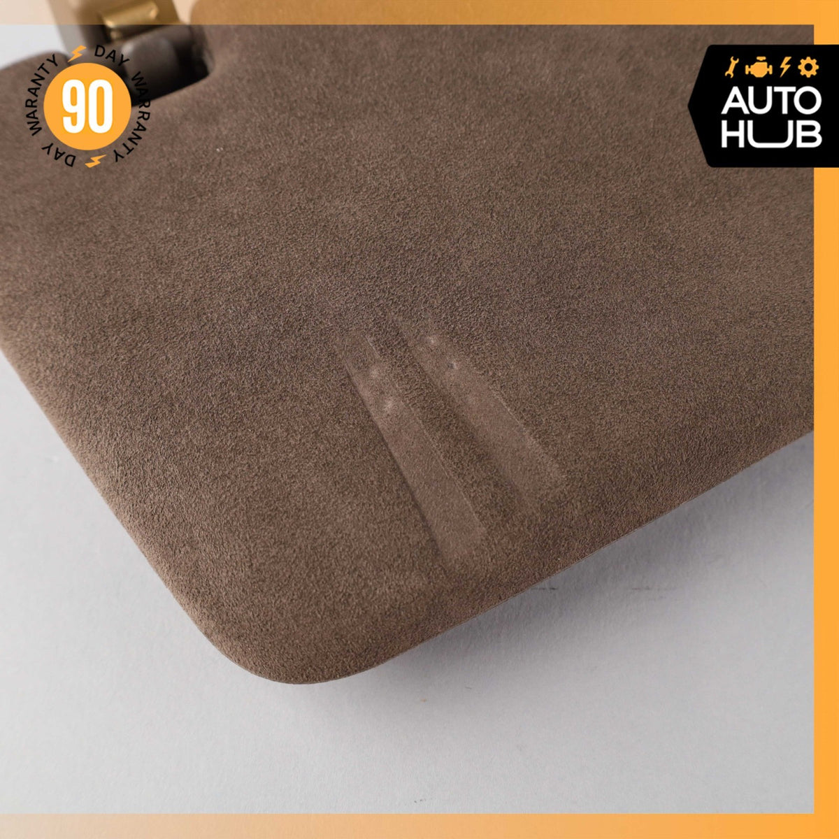 15-18 Porsche Cayenne 958 Sun Visor Sunvisor Right Side Suede Brown OEM - photo 11