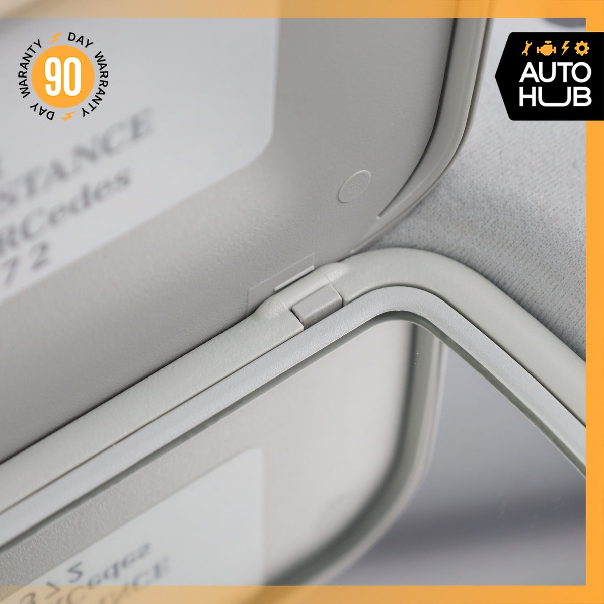 02-05 Mercedes W163 ML350 ML320 ML500 Left Side Sunvisor Shade Cover Gray OEM - photo 10