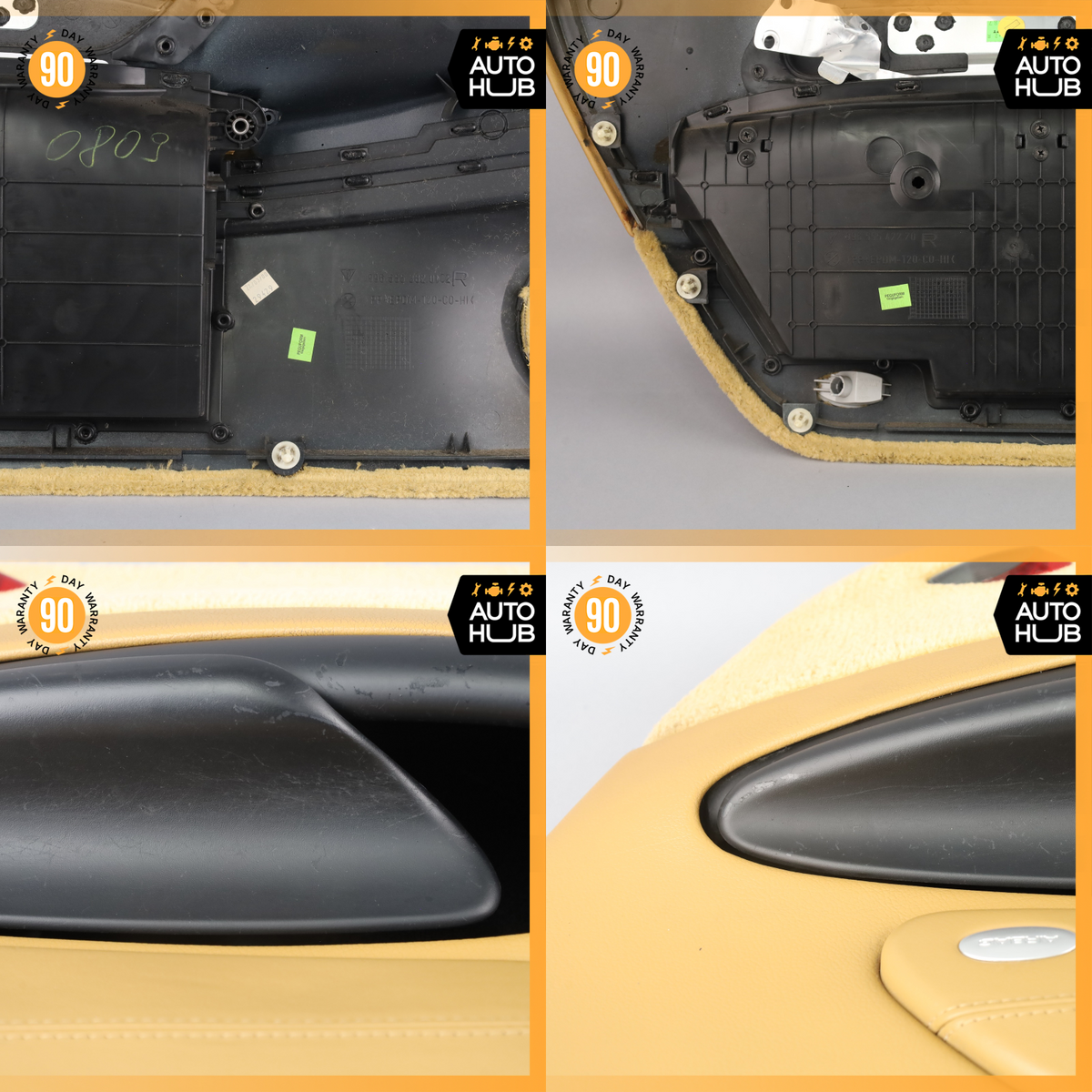 00-04 Porsche Boxster 986 Front Right Side Interior Door Panel Trim Beige OEM - photo 19