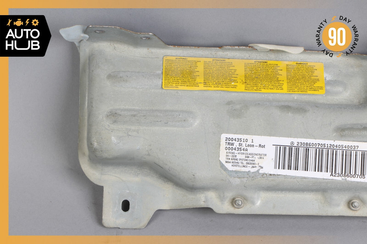03-12 Mercedes R230 SL500 SL55 AMG Knee Airbag Air Bag Left Driver Side OEM - photo 7