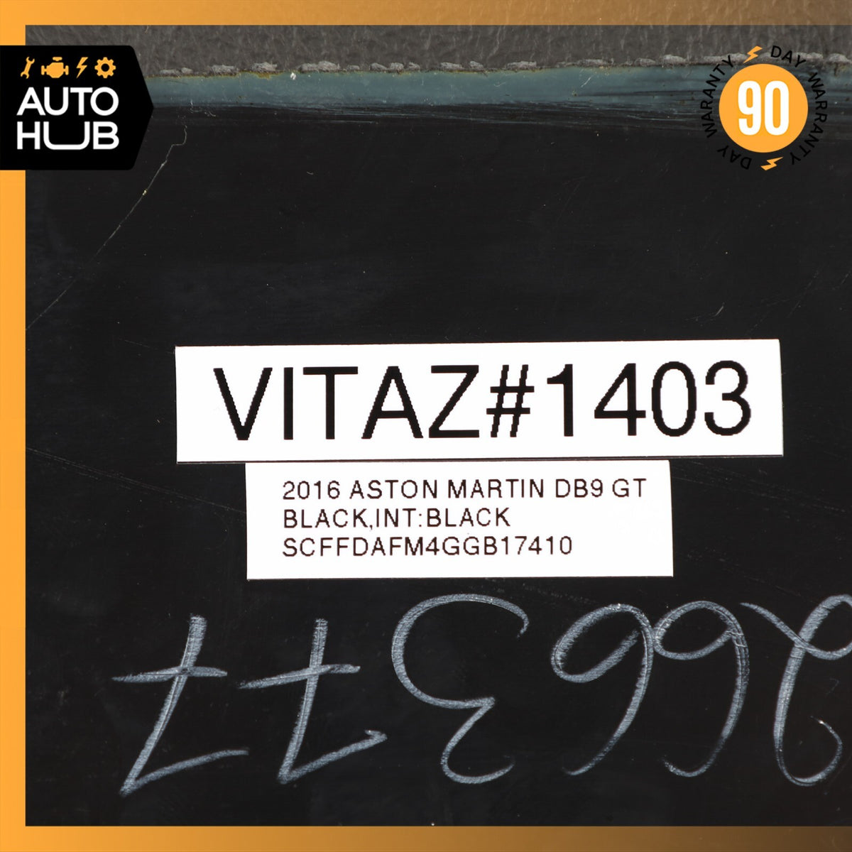 12-16 Aston Martin DB9 GT Virage Rear Left Side Floor Carpet Panel Black OEM 7k - photo 13