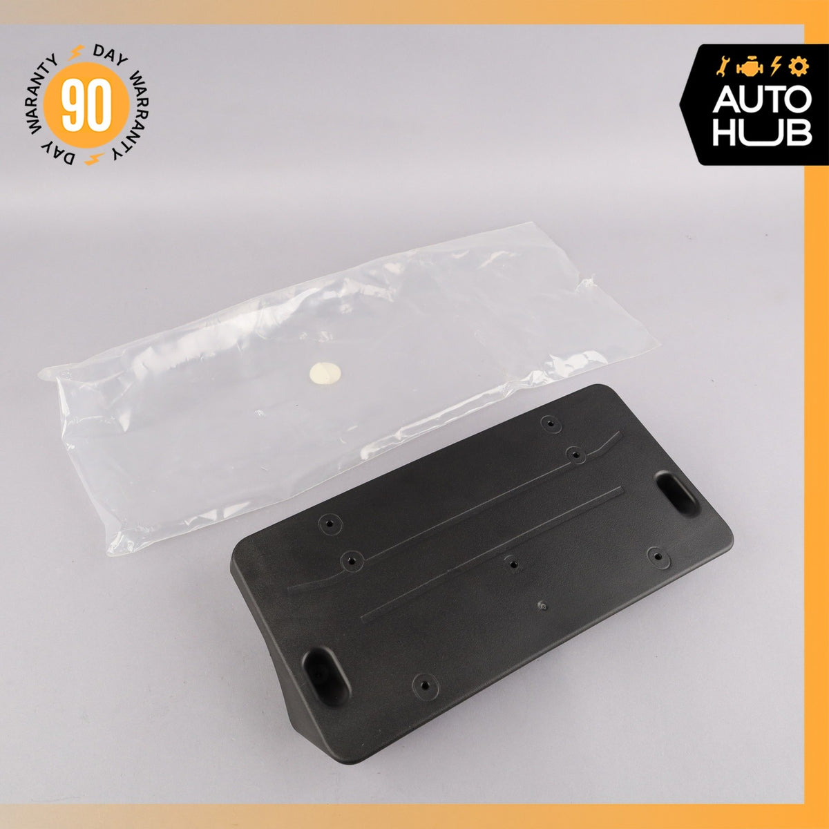 Mercedes W213 E300 E350 E63 Front Bumper License Plate Holder OEM - photo 1