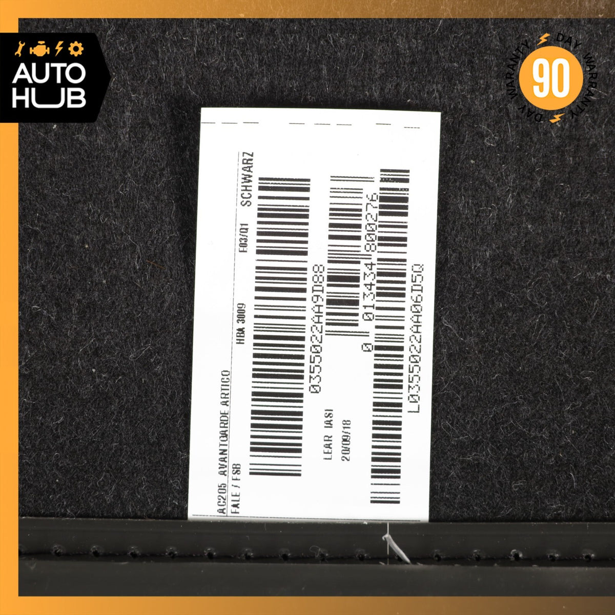 19-22 Mercedes W205 C300 Front Left Driver Side Top Upper Seat Cushion OEM 50k - photo 13