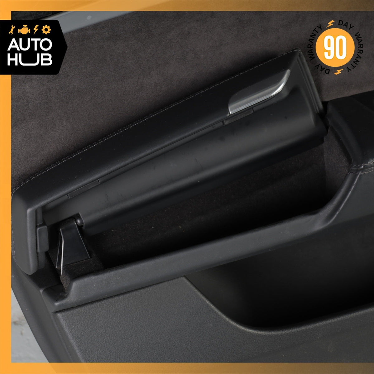11-18 Audi D4 A8 S8 Front Left Driver Side Interior Door Panel Black Suede OEM - photo 14