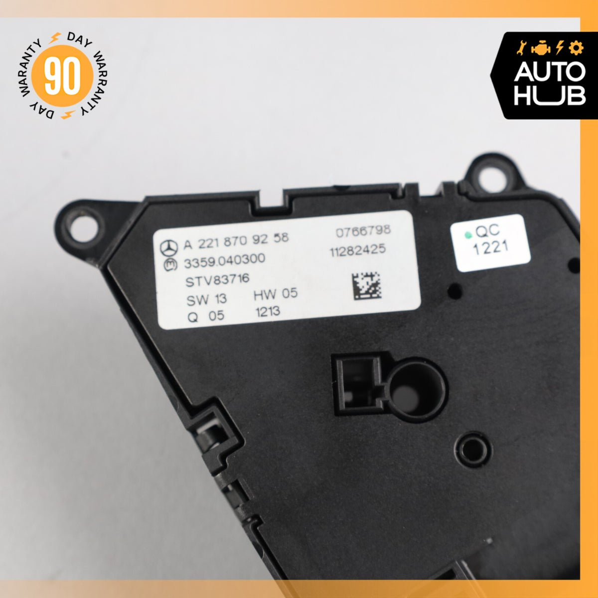 07-14 Mercedes W221 S400 CL550 Front Left Driver Seat Control Memory Switch OEM - photo 8