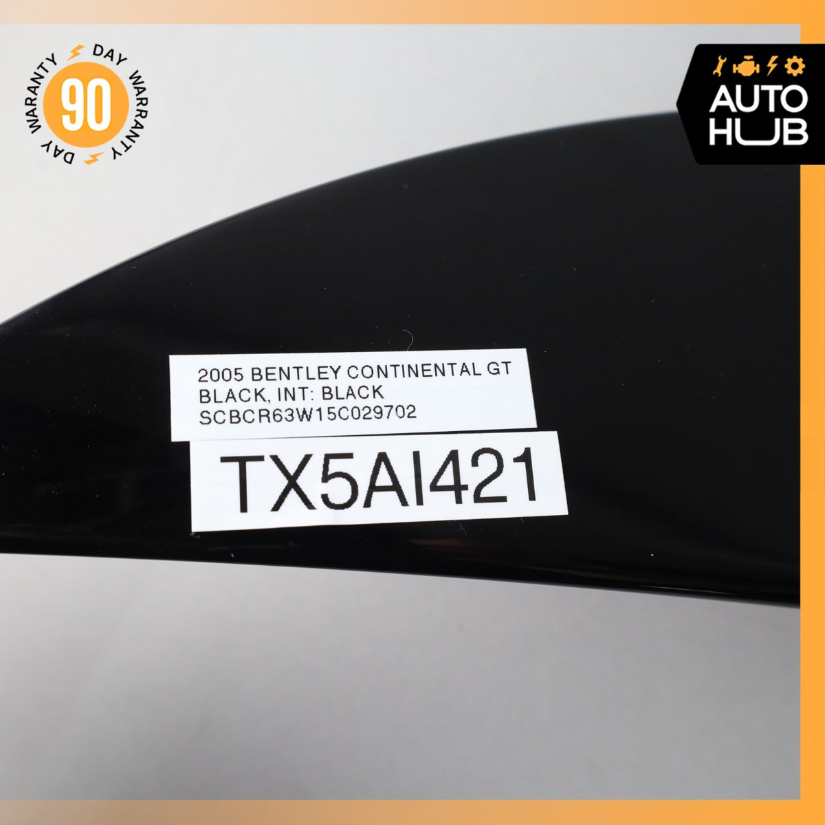 03-06 Bentley Continental GT Coupe Rear Spoiler Blade Wing 3W8827931E OEM - photo 22