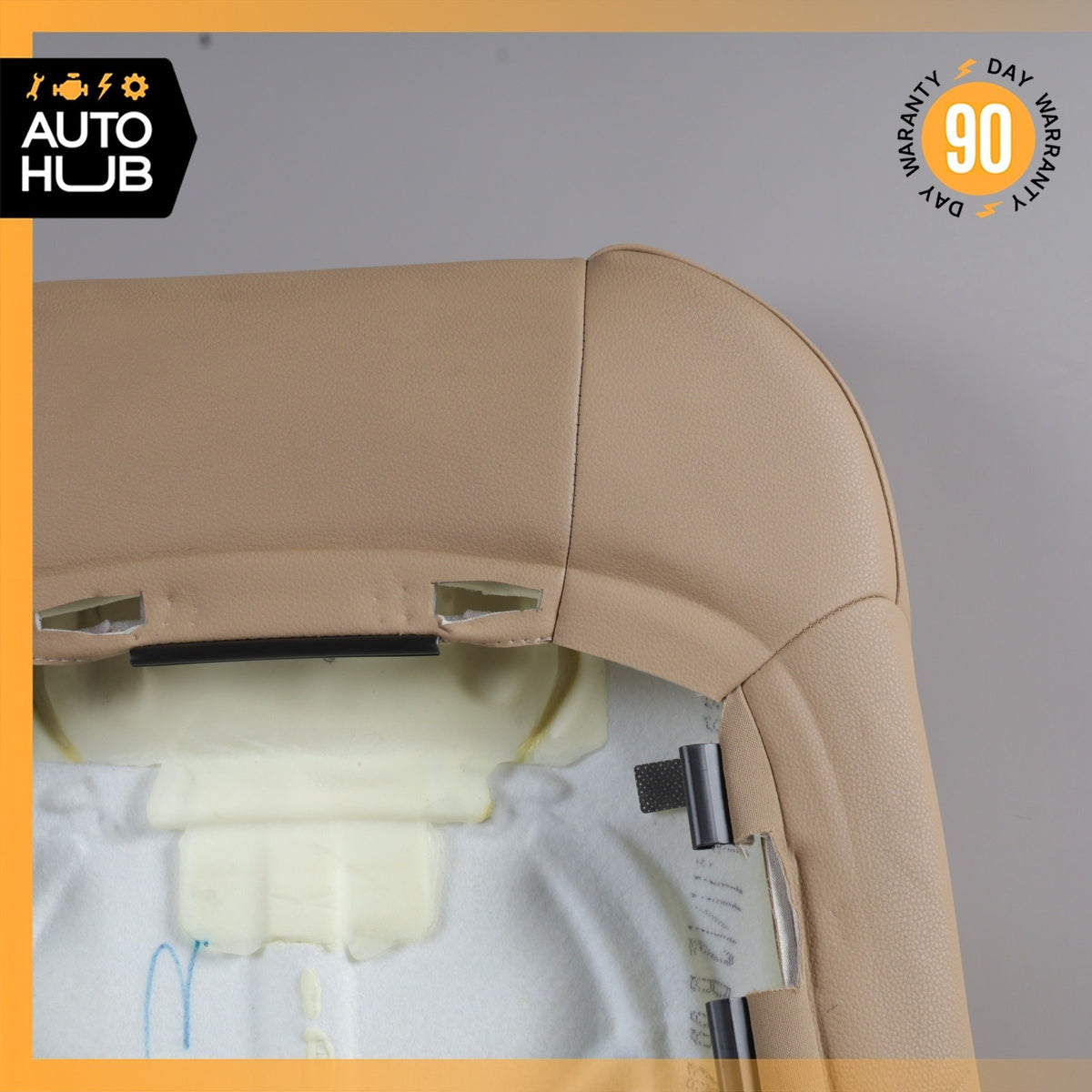 11-18 Porsche Cayenne 958 Front Left Side Seat Upper Cushion Beige OEM - photo 9