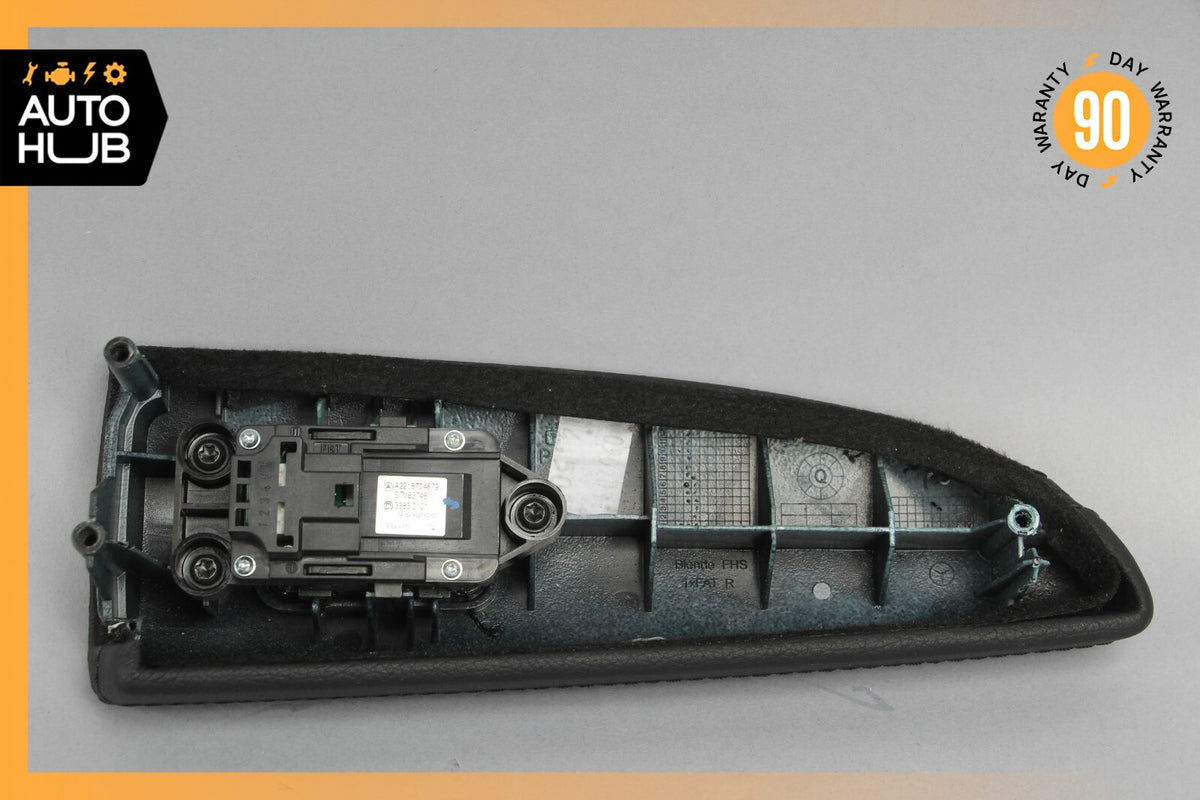 10-13 Mercedes W221 S550 S400 Front Right Side Window Control Switch Black OEM - photo 9