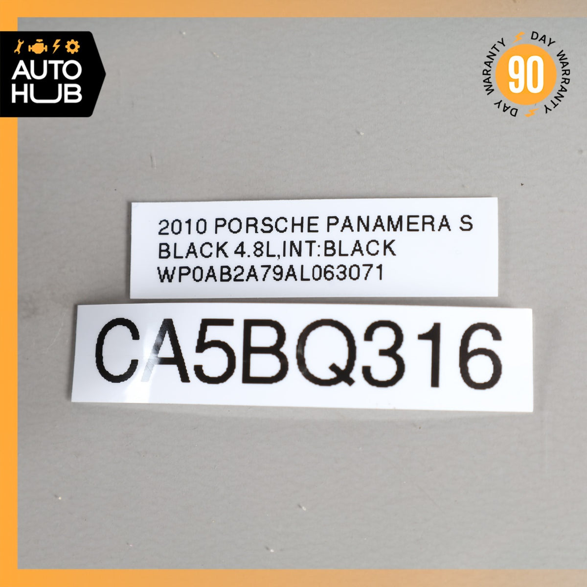 10-16 Porsche Panamera 970 Left Driver Side Return Hose Line OEM - photo 12