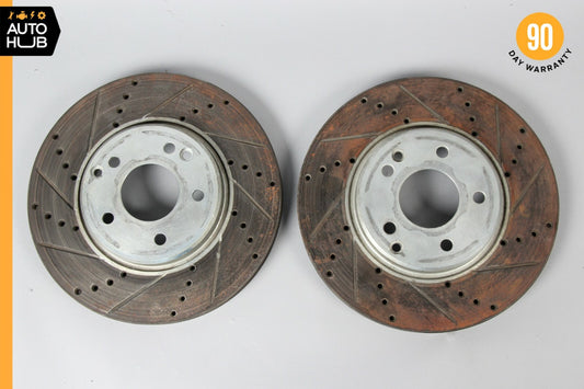 01-11 Mercedes R171 SLK300 C320 Front Brake Rotors Disc Left & Right Set OEM 57k - photo 1
