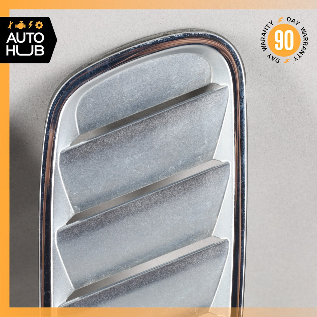 Aston Martin DB9 / Rapide Left & Right Side Hood Vent Grill Chrome Set OEM 22k - photo 8