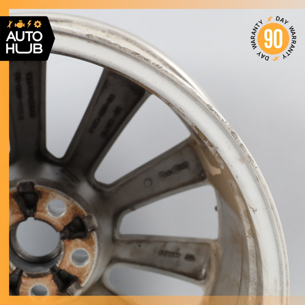 14-24 Jaguar X152 F-Type 9.5 x 19 19" Rear Wheel Rim Silver EX5M1007SA OEM - photo 18