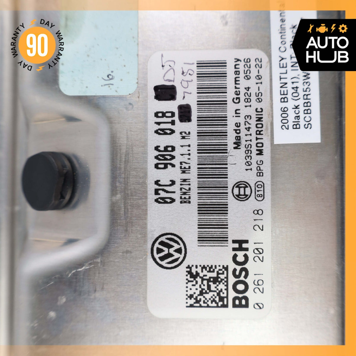2006 Bentley Continental Flying Spur 6.0L W12 Engine Control Module ECU OEM 67k - photo 8