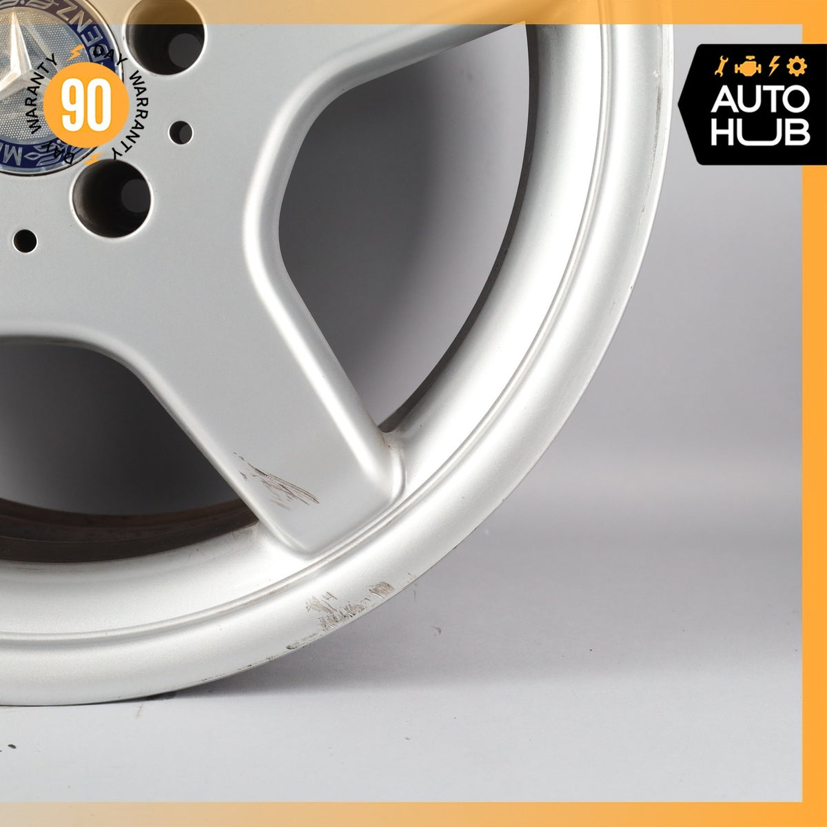 03-12 Mercedes R230 SL500 SL55 AMG 8.5 x 18 18" Front Wheel Rim 2304011002 OEM - photo 5