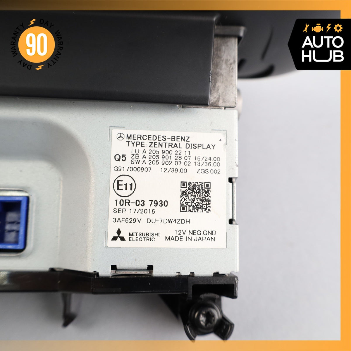 Mercedes W205 C300 C43 AMG Navigation Display Screen Monitor Unit 2059002211 OEM - photo 14