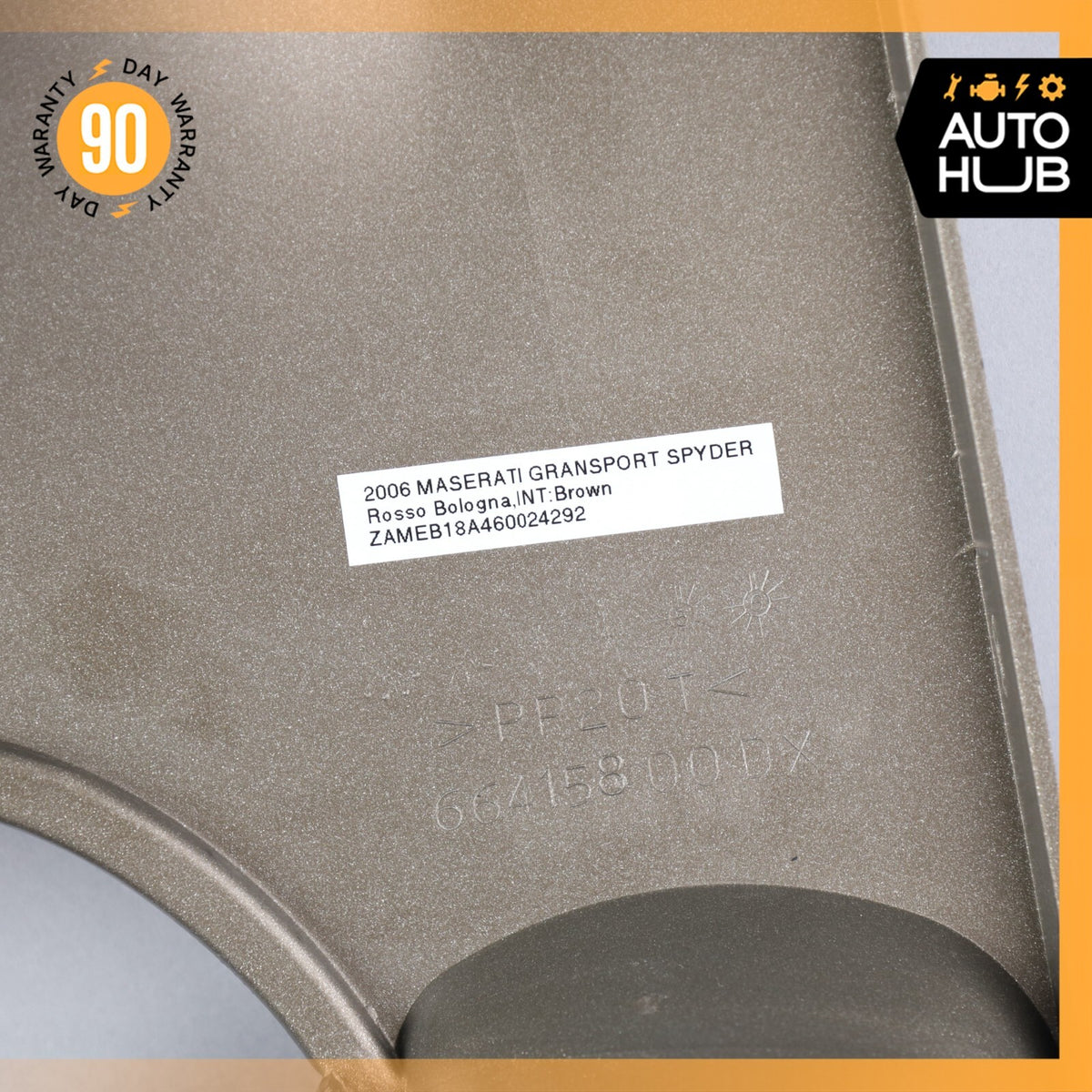 02-07 Maserati GranSport M138 4.2L Engine Bay Cover Panel Right Side OEM 46k - photo 10