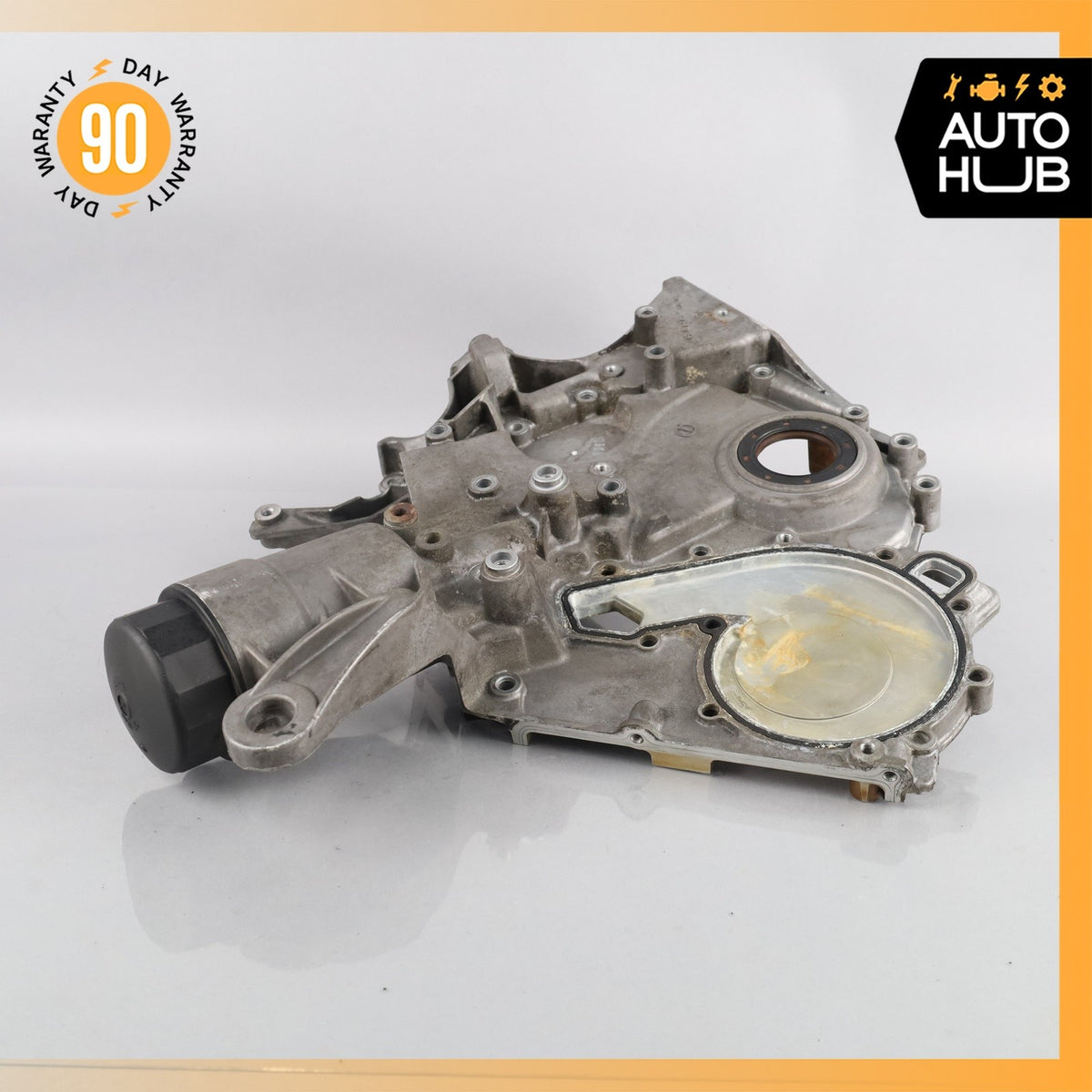01-14 Mercedes W216 CL600 S600 V12 Engine Timing Chain Case Cover 1370150002 OEM - photo 7